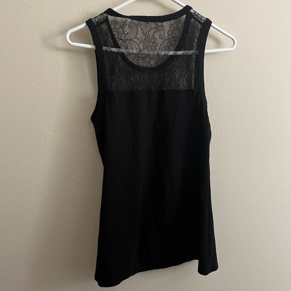Express Lace Black Tank - Picture 3 of 5